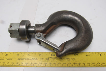 1-1/2" Forged Steel Safety Swivel Hook