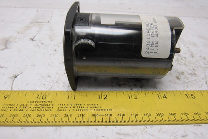 Yokogawa 240611ACAD 480V 60H Non Reset Digital Elapsed Time Meter