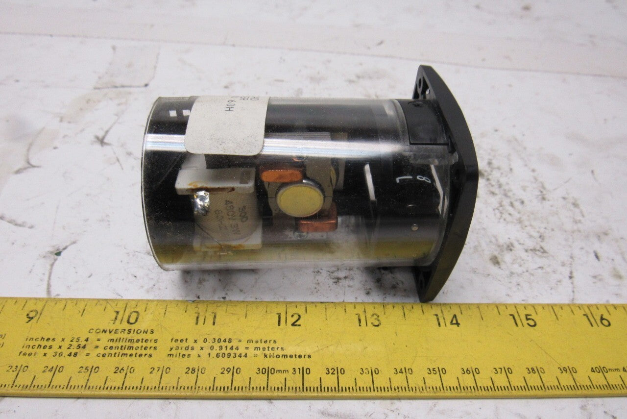 Yokogawa 240611ACAD 480V 60H Non Reset Digital Elapsed Time Meter
