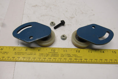 Demag 839 130 44 EU 11DK Carriage Stub Support Roller 58-143mm Lot Of 2