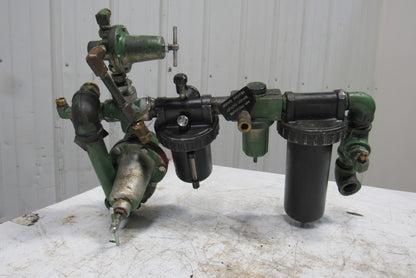 Ross Air Pressure Regulator Filter Lubricator FRL Assembly 1" NPT