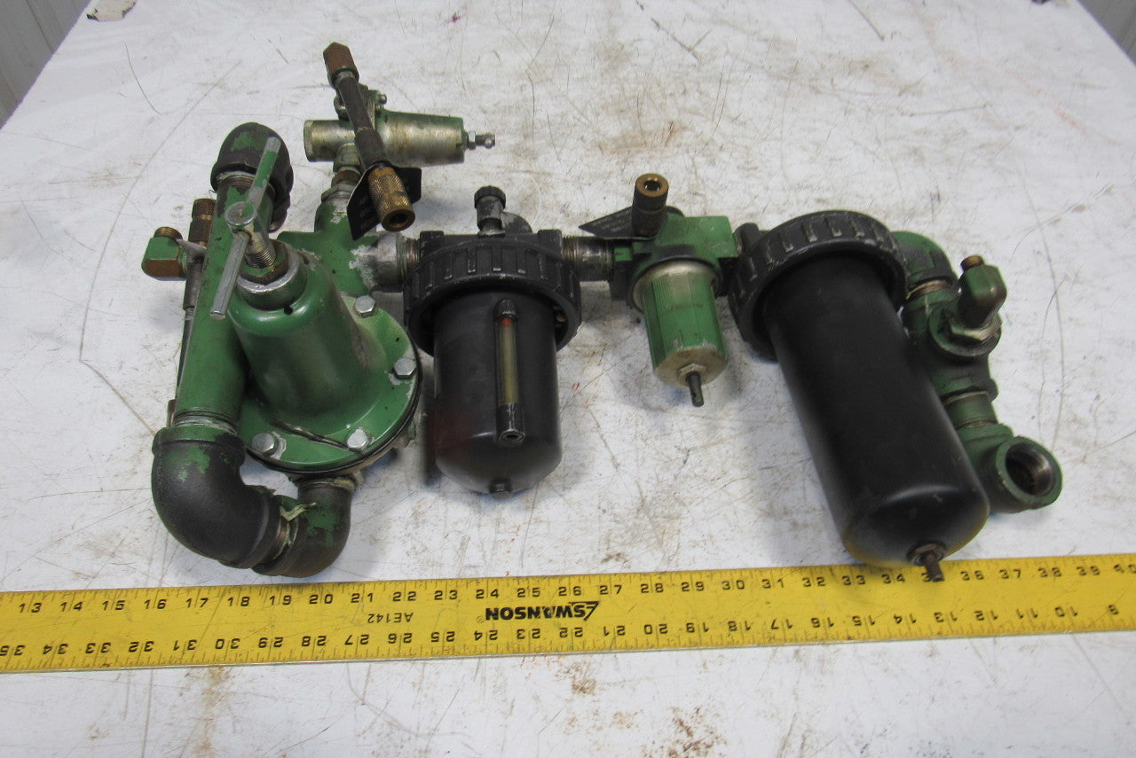 Ross Air Pressure Regulator Filter Lubricator FRL Assembly 1" NPT