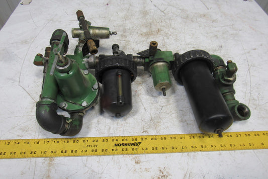 Ross Air Pressure Regulator Filter Lubricator FRL Assembly 1" NPT