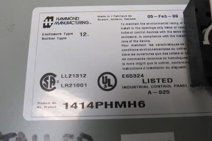 1414PHMH6 Safety Control Relay 120V Status Lights E-Stop Monitoring