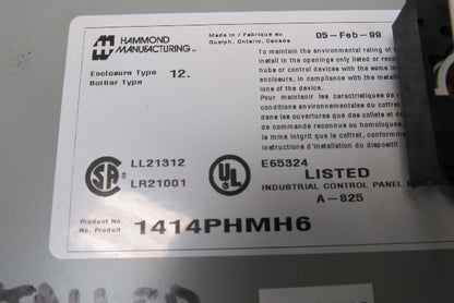 1414PHMH6 Safety Control Relay 120V Status Lights E-Stop Monitoring