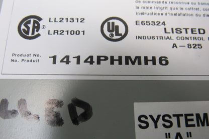 1414PHMH6 Safety Control Relay 120V Status Lights E-Stop Monitoring