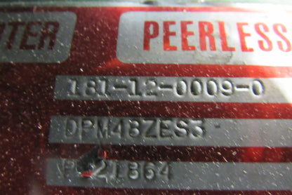 Porter Peerless 181-12-0009-0 Direct Current DC Servo Motor Blower Encoder
