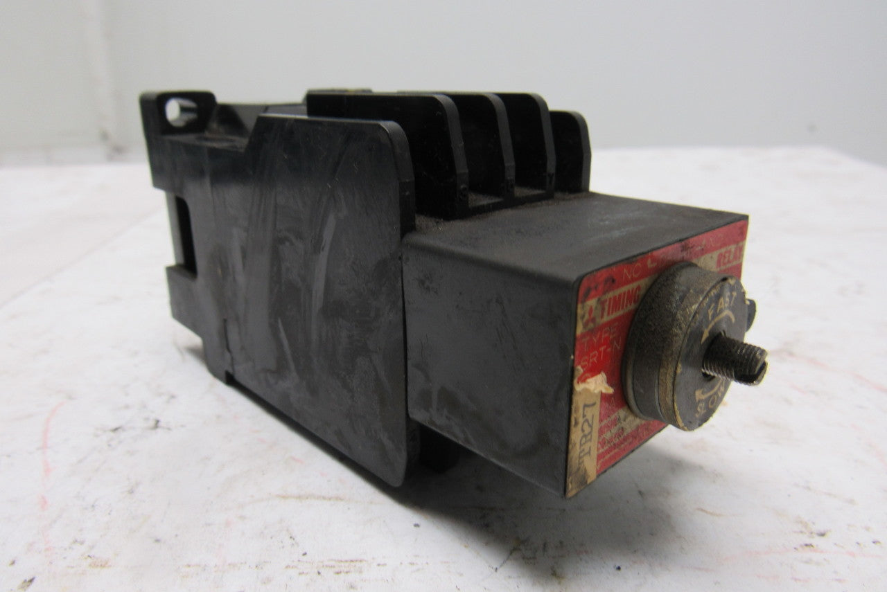 Mitsubishi SRT-N 0.2-60 Sec Timing Relay On Delay 100-110V Coil