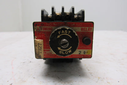 Mitsubishi SRT-N 0.2-60 Sec Timing Relay On Delay 100-110V Coil