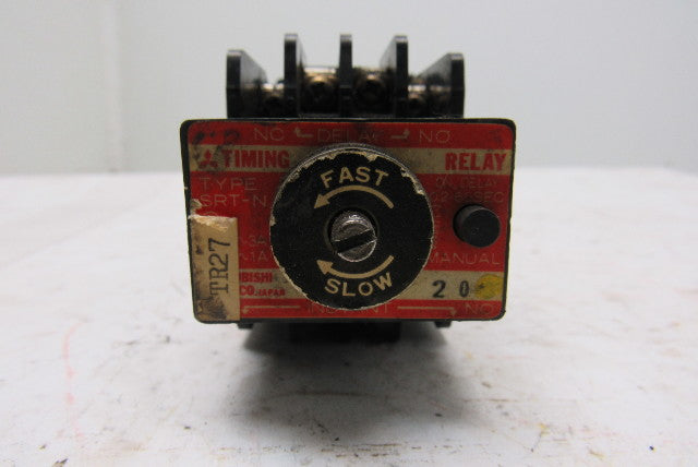Mitsubishi SRT-N 0.2-60 Sec Timing Relay On Delay 100-110V Coil