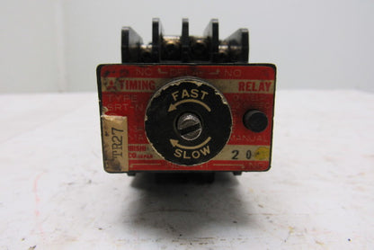 Mitsubishi SRT-N 0.2-60 Sec Timing Relay On Delay 100-110V Coil