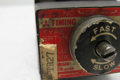 Mitsubishi SRT-N 0.2-60 Sec Timing Relay On Delay 100-110V Coil