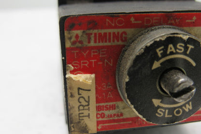Mitsubishi SRT-N 0.2-60 Sec Timing Relay On Delay 100-110V Coil