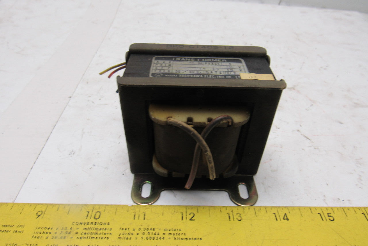 Yoshikawa BK0-C1469-12 440V Primary 17/17-15V Secondary 24vA 1Ph Transformer