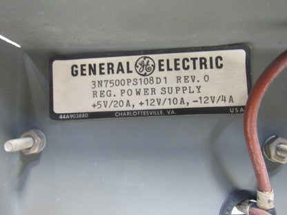 General Electric 3N7500PS108D1 Regulated Power Supply