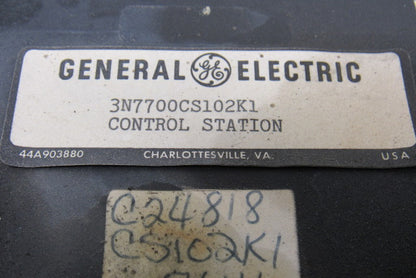General Electric 3N7700CS102K1 Control Station Warner Swasey CNC