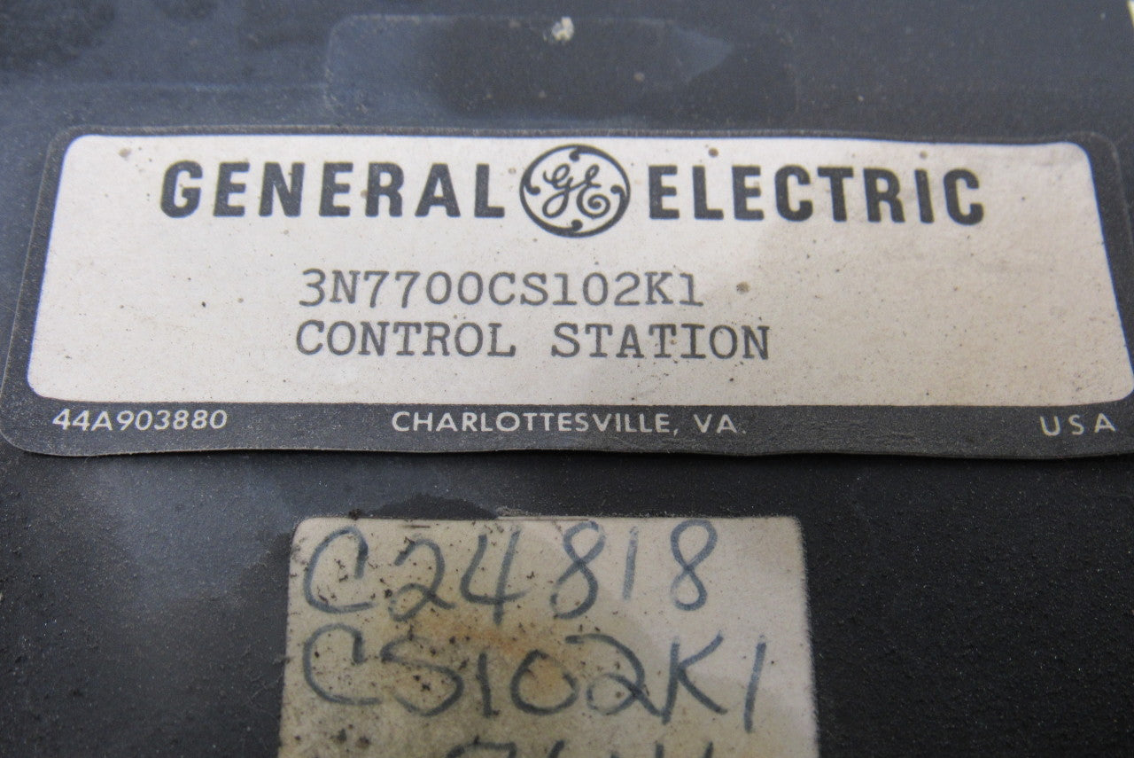 General Electric 3N7700CS102K1 Control Station Warner Swasey CNC