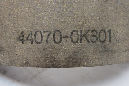 Akebono 44070-0K301 Nissan Forklift Brake Shoe Left Hand