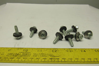 1/4" Hex Drive Thread Forming Roofing Screw Gasketed No Point 900+