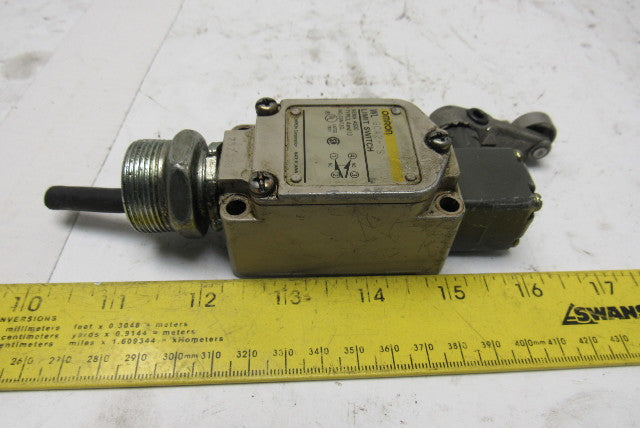 Omron WL GCA2-TS 2 Circuit Limit Switch Cam Lever Actuator Head