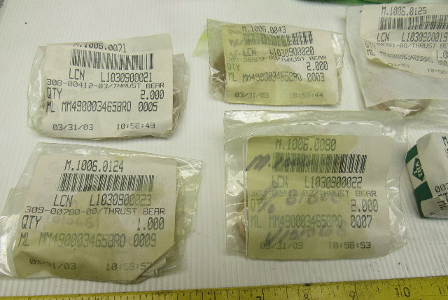 Giddings Lewis Headstock Rebuild Kit Spacer Bearings Posts Thrust Bearings
