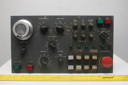 Mazak M-5 CNC Turning Center Spindle Control Operator Panel