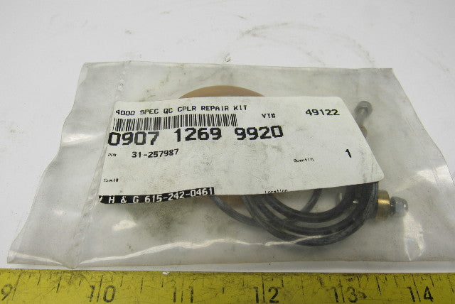 Volunteer Hose & Gasket 0907 1269 9920 4000 Spec QC Coupler Repair Kit