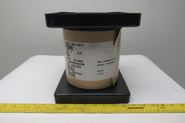 MK14047 6" x 1296" 0.0195" Thick Smooth Interwoven Conveyor Belting