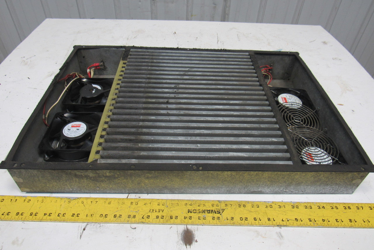 24-1/2" x 18-1/2" 4 Fan Cabinet Cooling Unit 115V