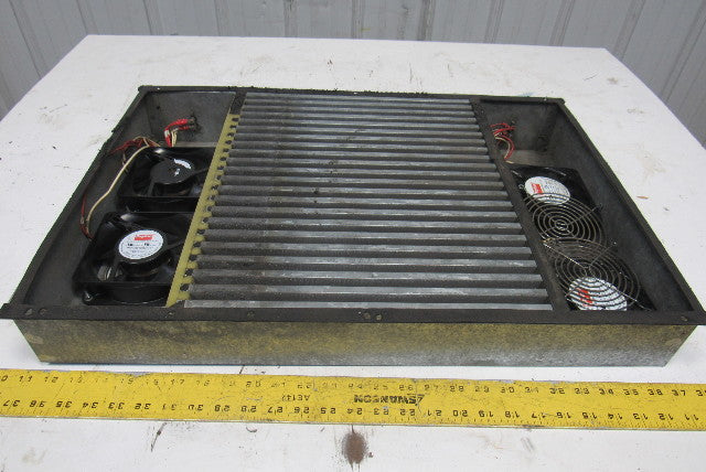 24-1/2" x 18-1/2" 4 Fan Cabinet Cooling Unit 115V