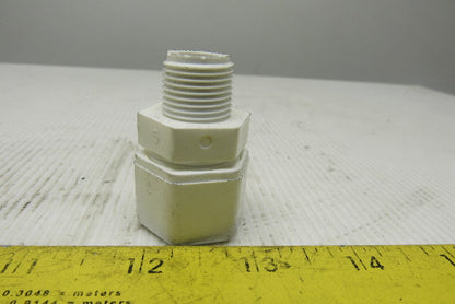 Parflex W8MC6 1/2" Nylon Compression Tube To 3/8" Pipe Fittings Lot Of 10