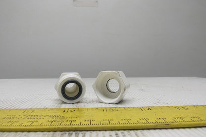 Parflex W8MC6 1/2" Nylon Compression Tube To 3/8" Pipe Fittings Lot Of 10