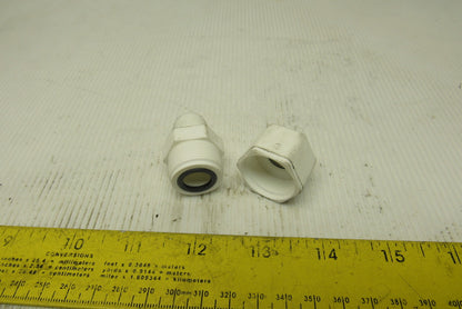 Parflex W8MC6 1/2" Nylon Compression Tube To 3/8" Pipe Fittings Lot Of 10
