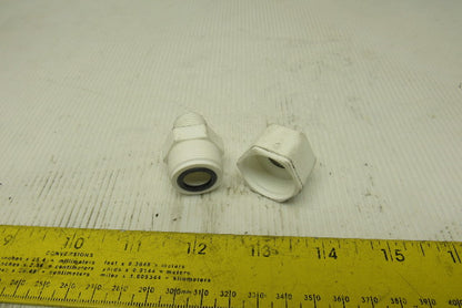 Parflex W8MC6 1/2" Nylon Compression Tube To 3/8" Pipe Fittings Lot Of 10
