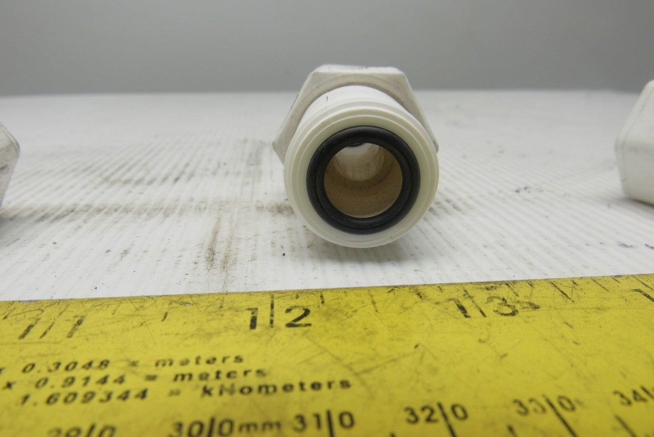 Parflex W8BU8 1/2" Compression Nylon Tube Splice Fittings Lot Of 10