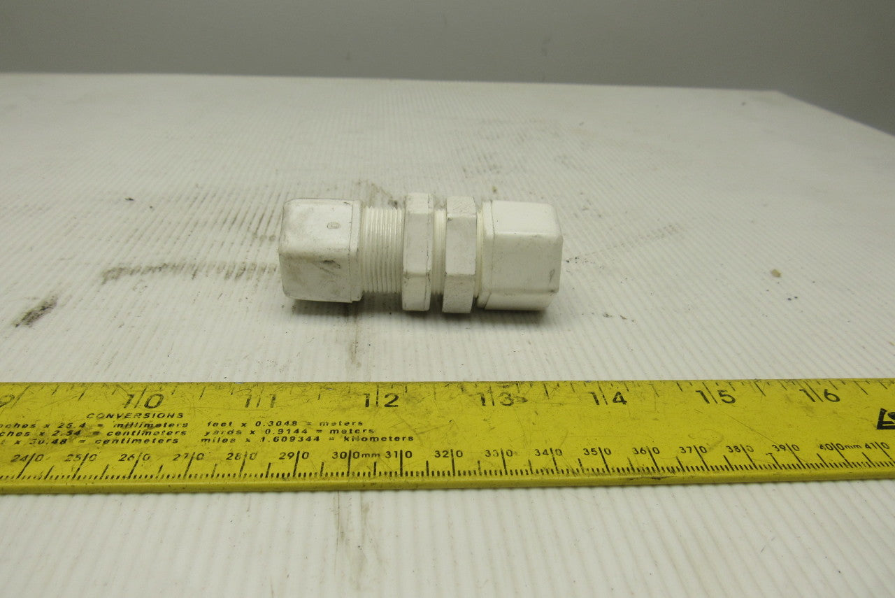 Parflex W8BU8 1/2" Compression Nylon Tube Splice Fittings Lot Of 10