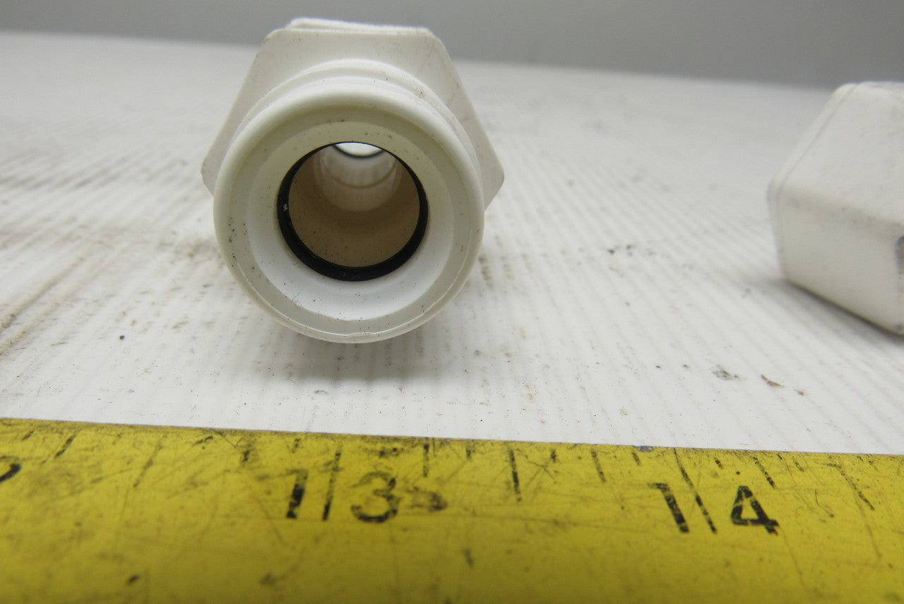 Parflex W8BU8 1/2" Compression Nylon Tube Splice Fittings Lot Of 10