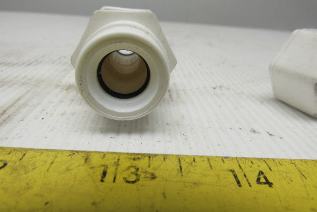 Parflex W8BU8 1/2" Compression Nylon Tube Splice Fittings Lot Of 10