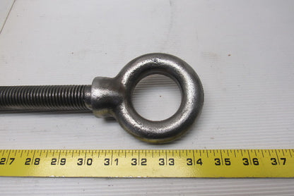 1" Forged Steel Rigging Lifting Eye Bold 12" Shank