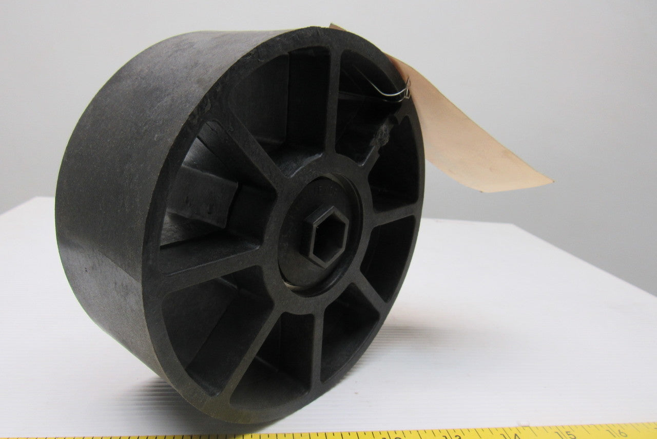 TGW E0002215 6" Flat Face 2-7/8" Wide Pulley Composite