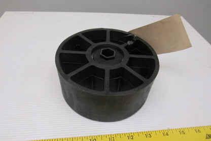 TGW E0002215 6" Flat Face 2-7/8" Wide Pulley Composite