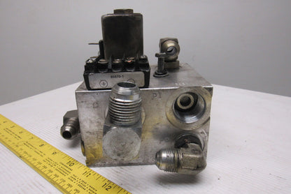 Crown 45RRTT-S Single Solenoid 36VDC Multi Port Manifold Stand Up Reach Forklift