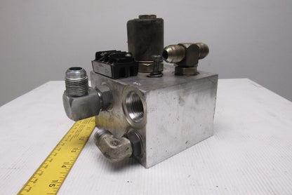 Crown 45RRTT-S Single Solenoid 36VDC Multi Port Manifold Stand Up Reach Forklift