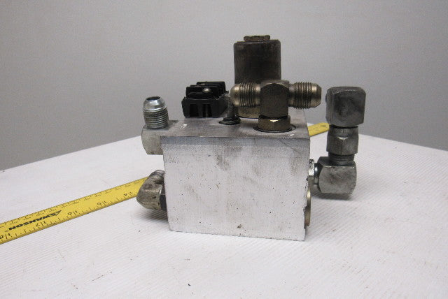 Crown 45RRTT-S Single Solenoid 36VDC Multi Port Manifold Stand Up Reach Forklift