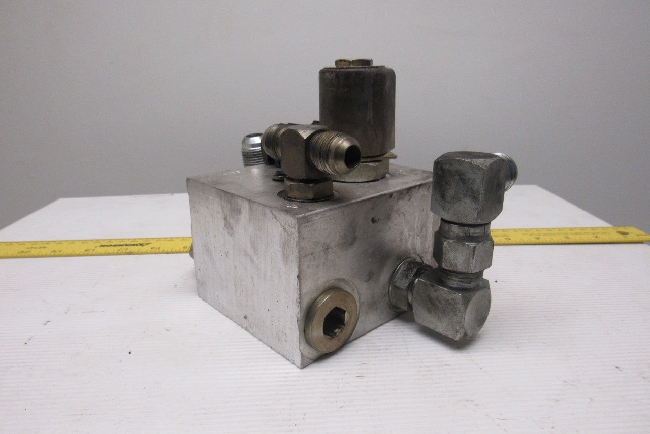 Crown 45RRTT-S Single Solenoid 36VDC Multi Port Manifold Stand Up Reach Forklift