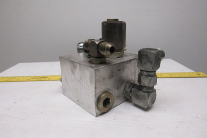 Crown 45RRTT-S Single Solenoid 36VDC Multi Port Manifold Stand Up Reach Forklift