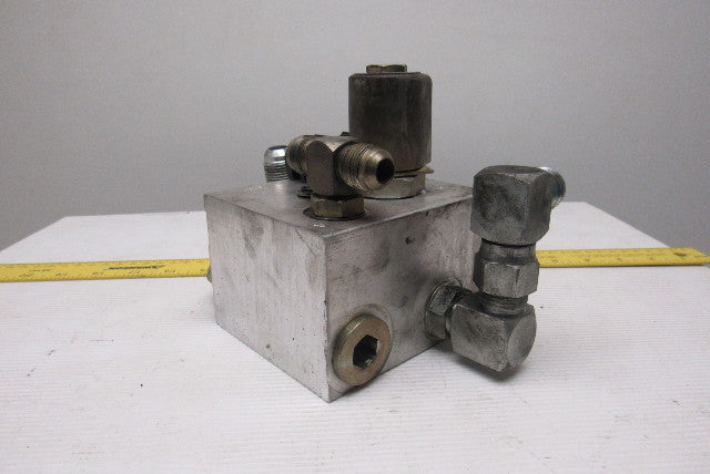 Crown 45RRTT-S Single Solenoid 36VDC Multi Port Manifold Stand Up Reach Forklift