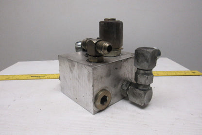 Crown 45RRTT-S Single Solenoid 36VDC Multi Port Manifold Stand Up Reach Forklift
