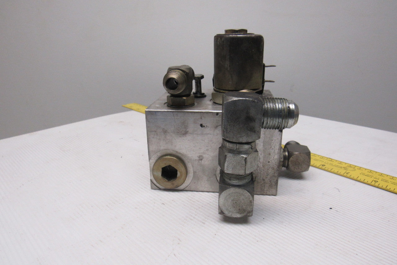 Crown 45RRTT-S Single Solenoid 36VDC Multi Port Manifold Stand Up Reach Forklift