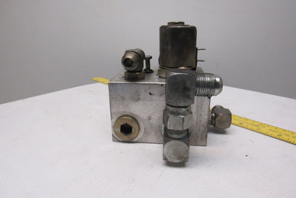Crown 45RRTT-S Single Solenoid 36VDC Multi Port Manifold Stand Up Reach Forklift